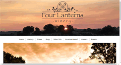 Desktop Screenshot of fourlanternswinery.com
